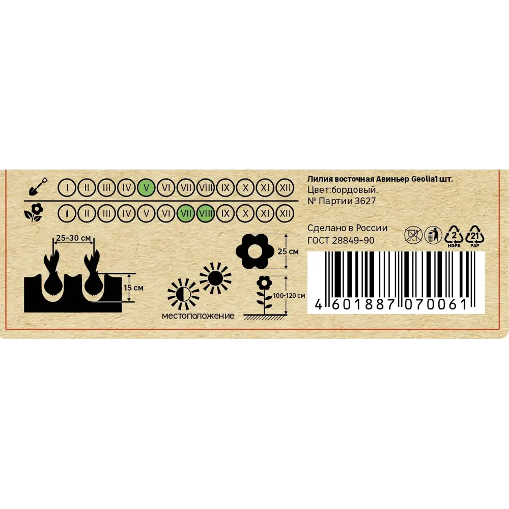 Лилия Geolia восточная Авиньер 86408623 STLM-2069503  - Вид №4