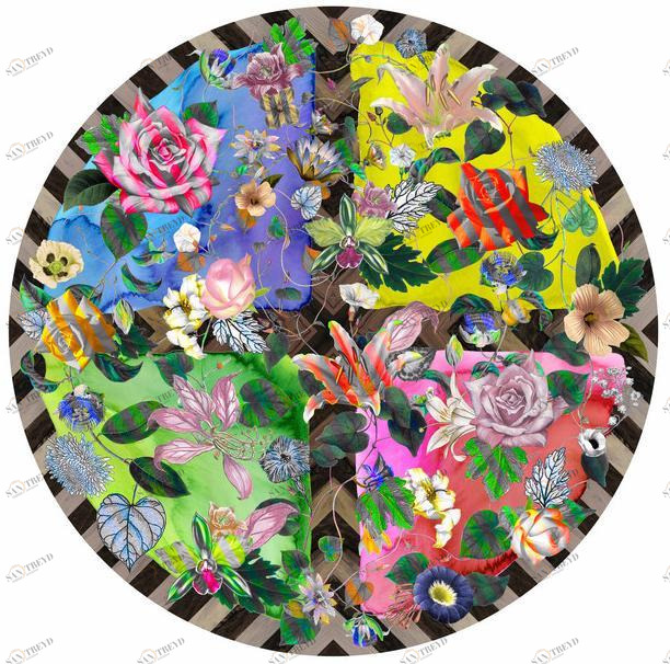 moooi Ковер из ткани с цветочным рисунком sun-id-1508132