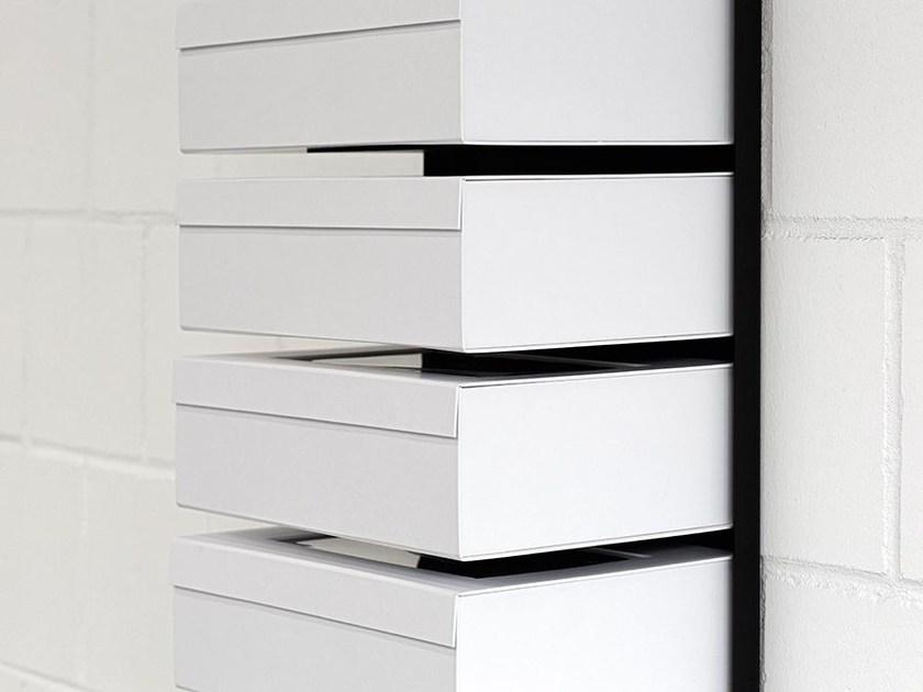 Wissmann raumobjekte Подвесной шкаф для обуви из лакированной стали  595  - Вид №5