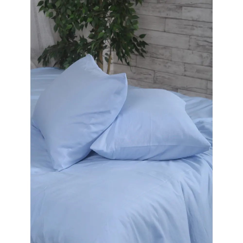 Комплект постельного белья Blue полутораспальный полисатин синий 82676336 STLM-2184469 Santreyd  - Вид №1