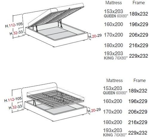 Bolzan Letti Мягкая контейнерная кровать Karol sun-id-1429937 - Вид №3