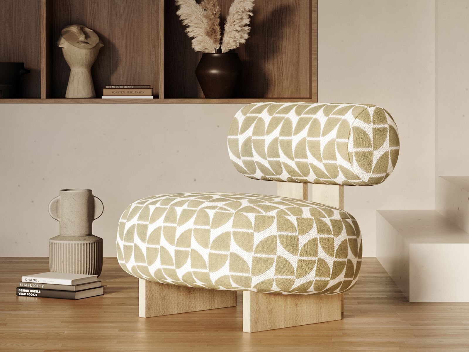 Тканевое кресло ANA ROQUE INTERIORS ARCH-00035948 - Вид №1