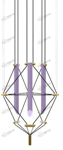 designheure Светодиодная подвесная лампа Mozaik Lu3moz