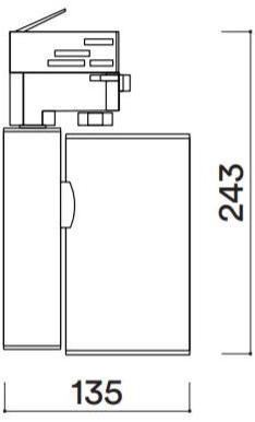 HER Светодиодные трековые светильники из алюминия с порошковым покрытием  Pc110 / pc114  - Вид №4