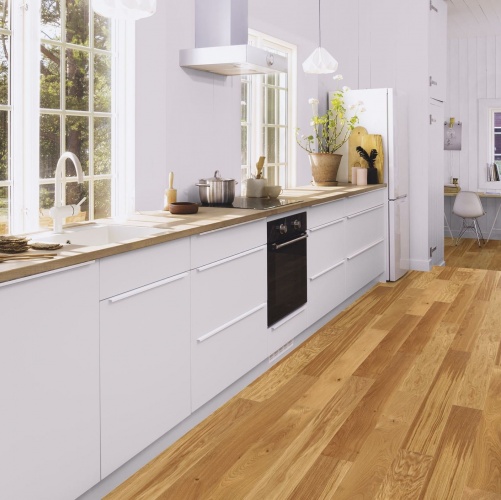 Инженерная доска Boen Maxi Rustic Live Matt Ированная С Фаской 2v Дуб Рустик с брашью (Текстурированная) 1000х100 мм EBL645FD - Вид №2