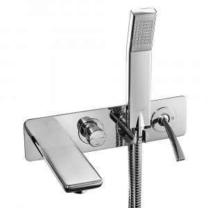 102167314h-k  Группа скрытых смесителей для ванной комнаты Novita, устанавливаемая на поверхность - 3 способа