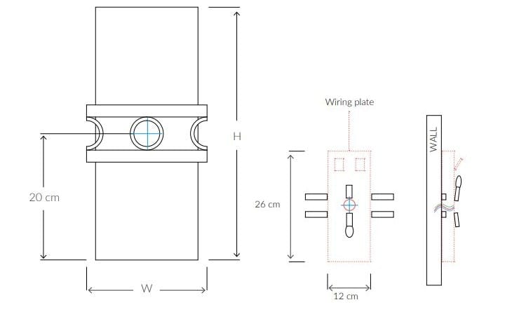 Металлический настенный светильник Abrissi ARCH-00102423 - Вид №3