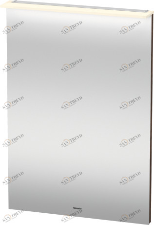 XL749202121 Зеркало с подсветкой X-Large #XL7492 600 x 36/105 мм Орех темный декор Duravit