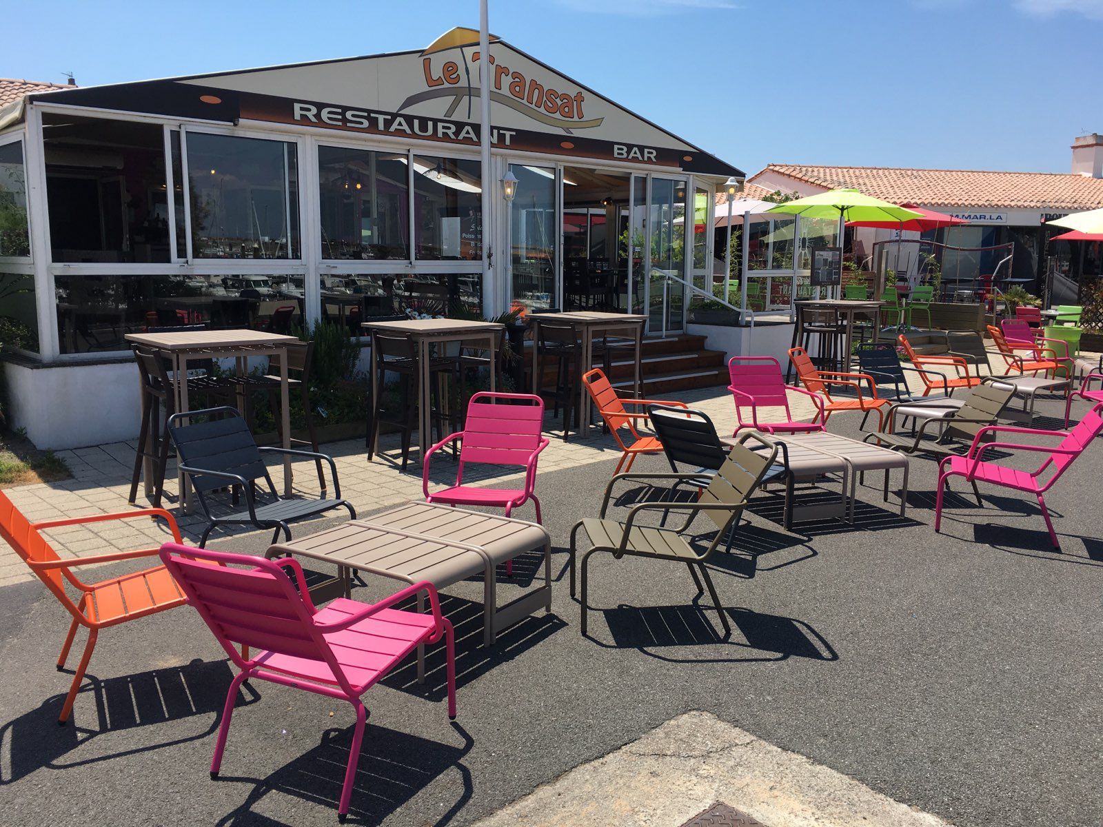 Алюминиевый штабелируемый садовый стул iSimar Barceloneta ARCH-00075152 - Вид №3