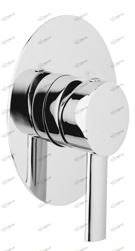 Встраиваемый однорычажный смеситель для душа Cezares OVER-DIM-01-Cr 