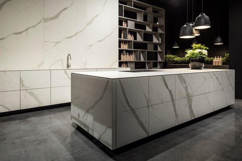 RIFRA Кухня с открыванием push-pull с островом Kube sun-id-1444871 - Вид №6