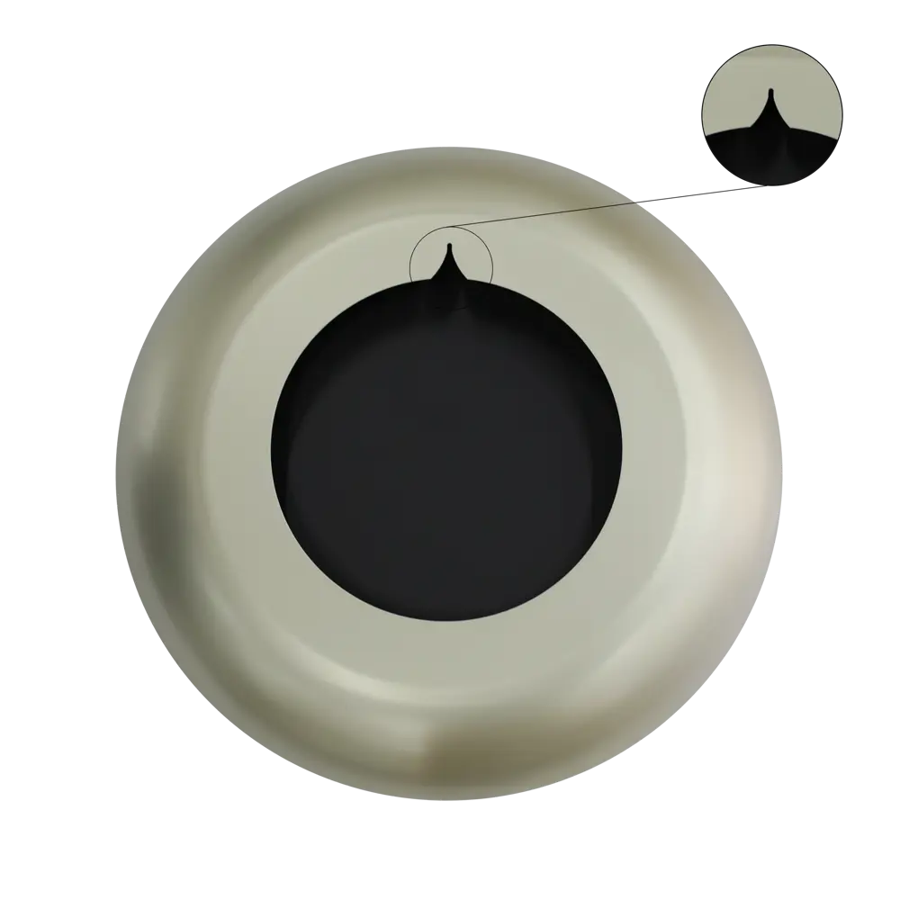 INSPIRE Nory Silver — круглое зеркало для интерьера 55 см 86484839 STLM-1442853 - Вид №4