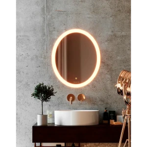 Зеркало для ванной Omega Glass Тип 3 SD373 с подсветкой 60x80 см овальное