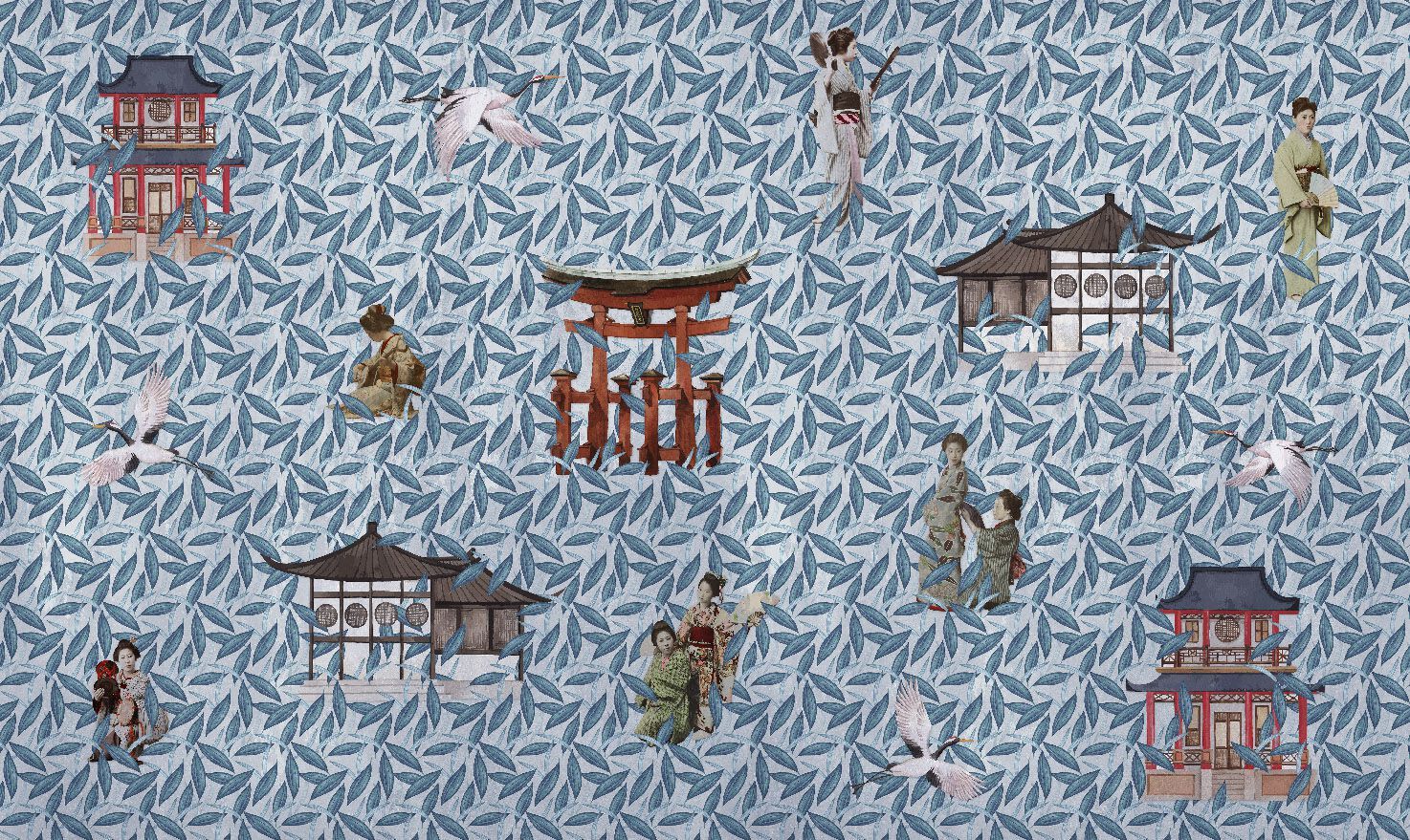 Обои с цветочными мотивами Jannelli&Volpi GEISHE ARCH-00112037 - Вид №3