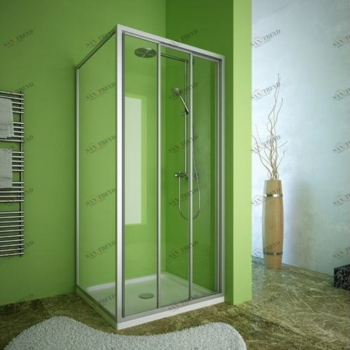 Душевая кабина 90x90 GK-403 стекло прозрачное GUTEWETTER PRACTIC SQUARE 90X90GK403