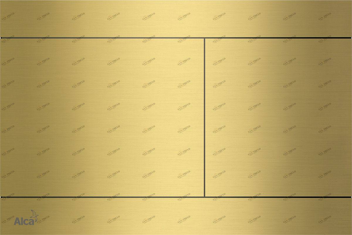 Кнопка управления для скрытых систем инсталляции, латунь ALCAPLAST FUNBRASS