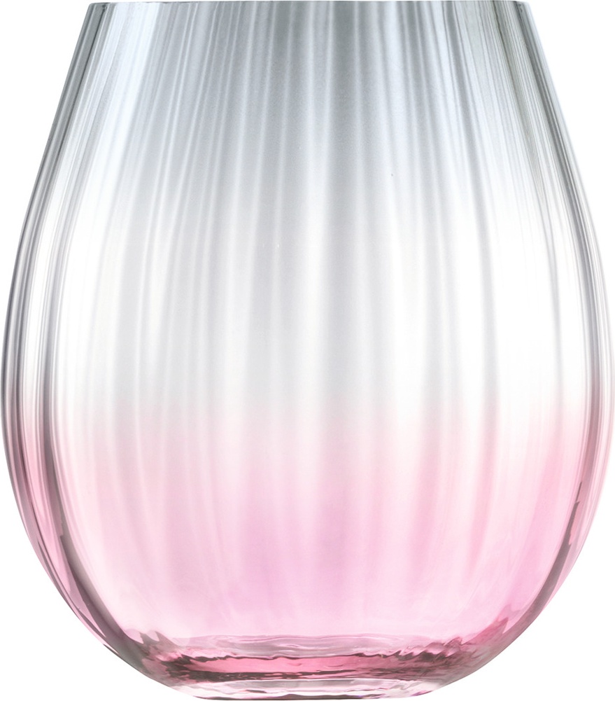 10656216 LSA International Набор стаканов LSA International, "Dusk", 425м, розово-серый, 2шт. Стекло