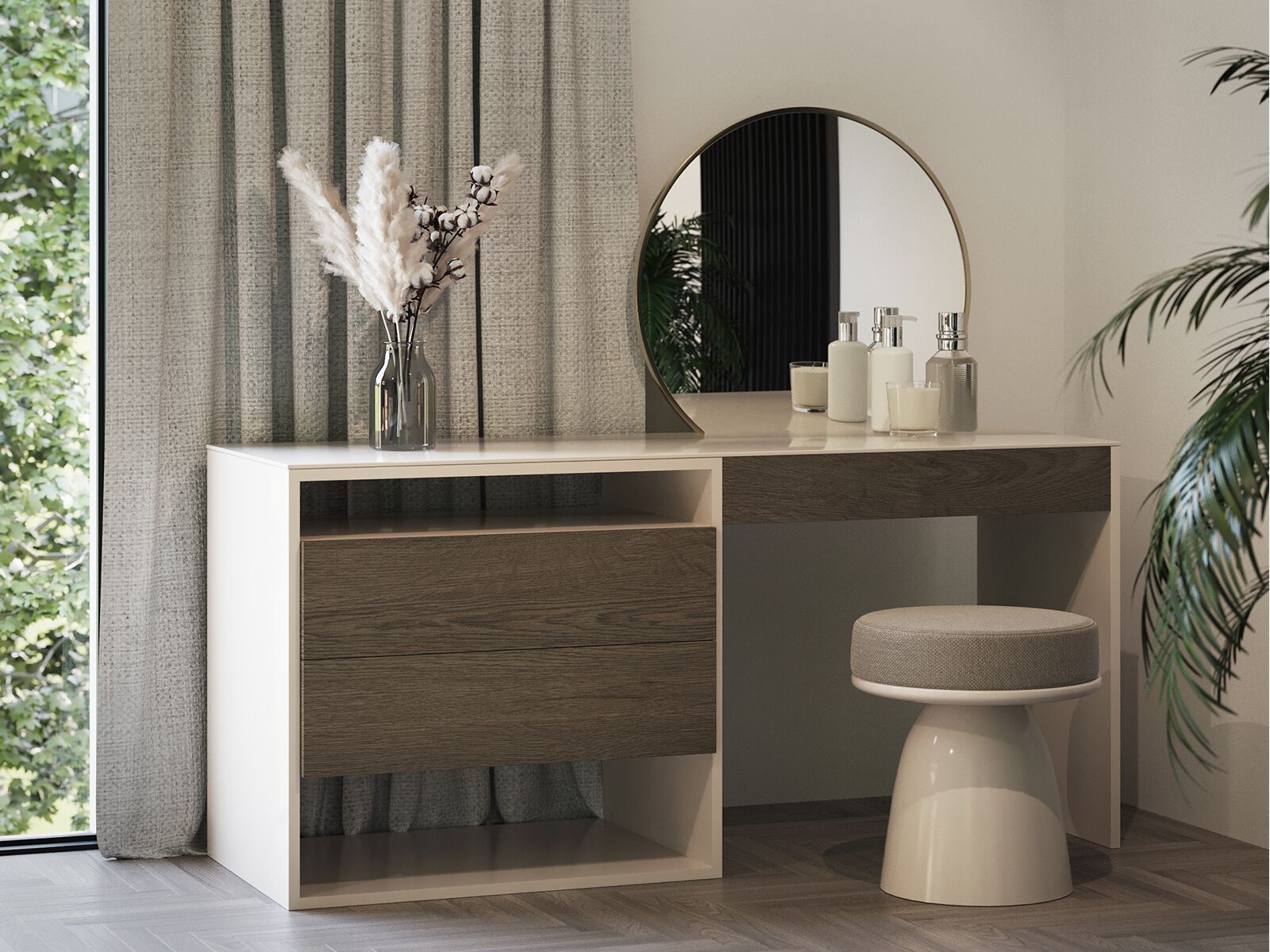 Деревянный туалетный столик ANA ROQUE INTERIORS ARCH-00068063 - Вид №1