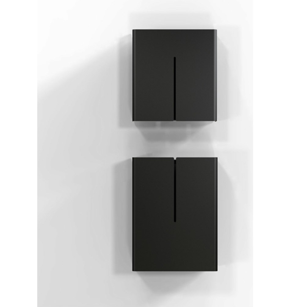 FROST Корзина для бумаги » черный Нержавеющая сталь Черный N1945-B  - Вид №4