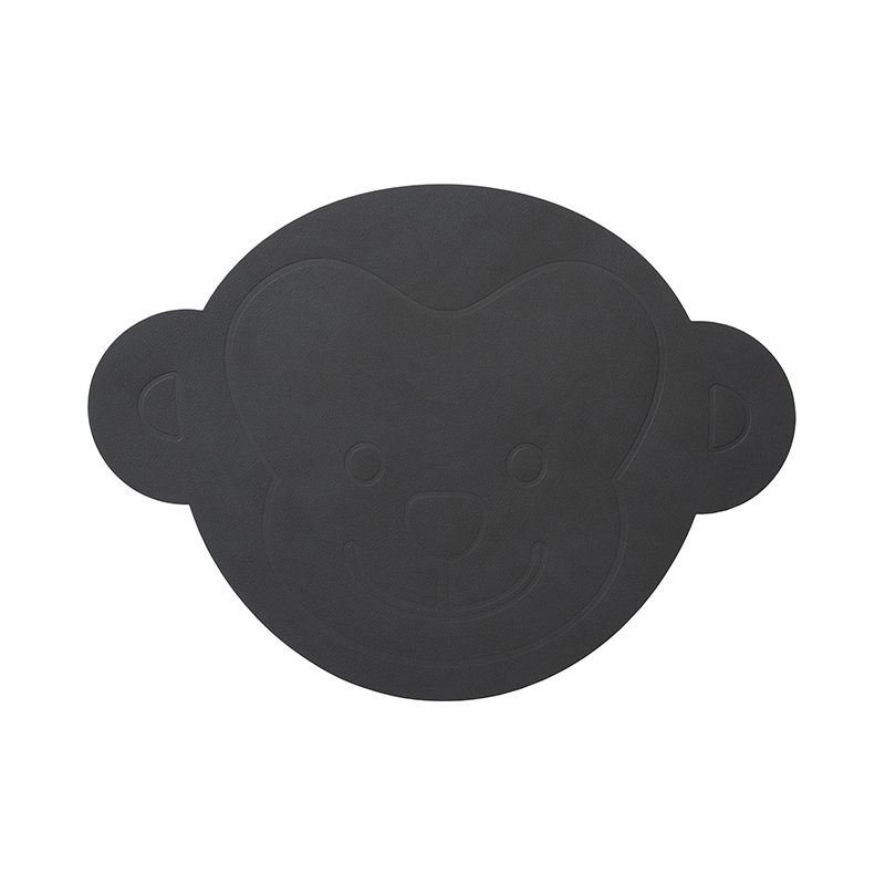 983147 NUPO anthracite подстановочная салфетка обезьянка 38x28 см, толщина 1,6 мм;LIND DNA 