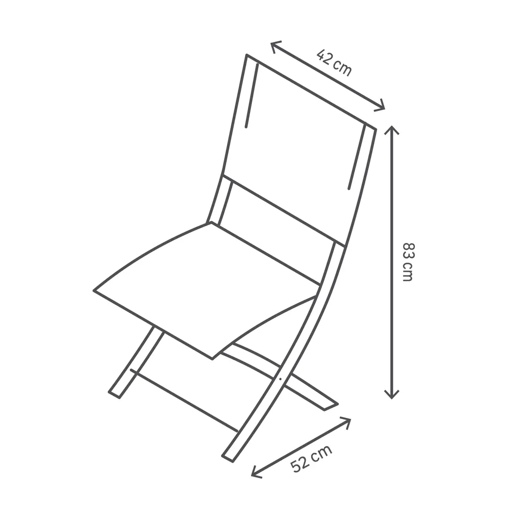 Стул Naterial Emys Origami складной 52х42х83 см сталь голубой 81956391 STLM-2013381  - Вид №9