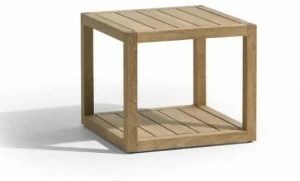 MANUTTI Квадратный садовый столик из тика Siena