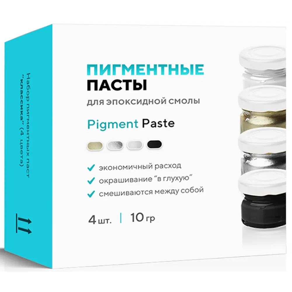 Набор пигментных паст для эпоксидной смолы Artline Creativity Классика 4x10 г STLM-2199818 - Вид №1