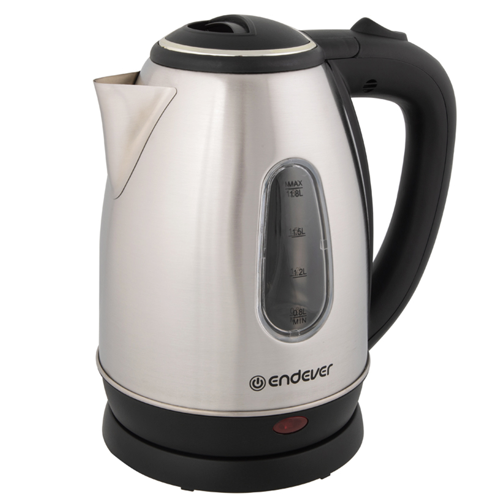 8166651 Электрочайник Endever Skyline KR-220S серебристый STDN-0079179 - Вид №1