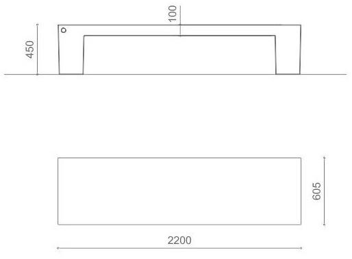 Metalco Реконструированная каменная скамья без спинки sun-id-1349516 - Вид №4