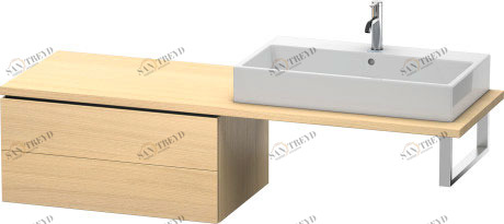 LC583907171 Шкафчик для консоли L-Cube #LC5839 820 x 547 мм Средиземноморский дуб Duravit