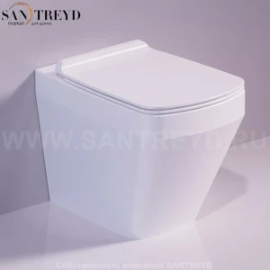 VI01BIANCO Приставной унитаз напольный Белый Simas Baden Baden Италия