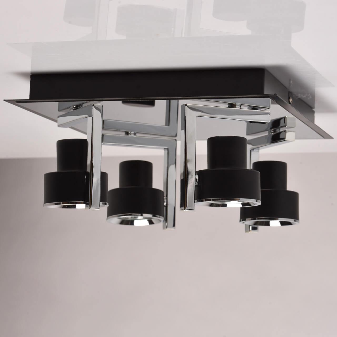 Спот потолочный галогеновый на 4 лампы хром "Арно 2" 541020704 DE MARKT АРНО 2 00-3924306 Хром  - Вид №1