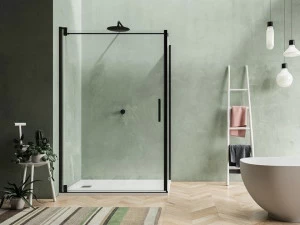 Karol Угловая душевая кабина с поворотной дверцей Blackberry