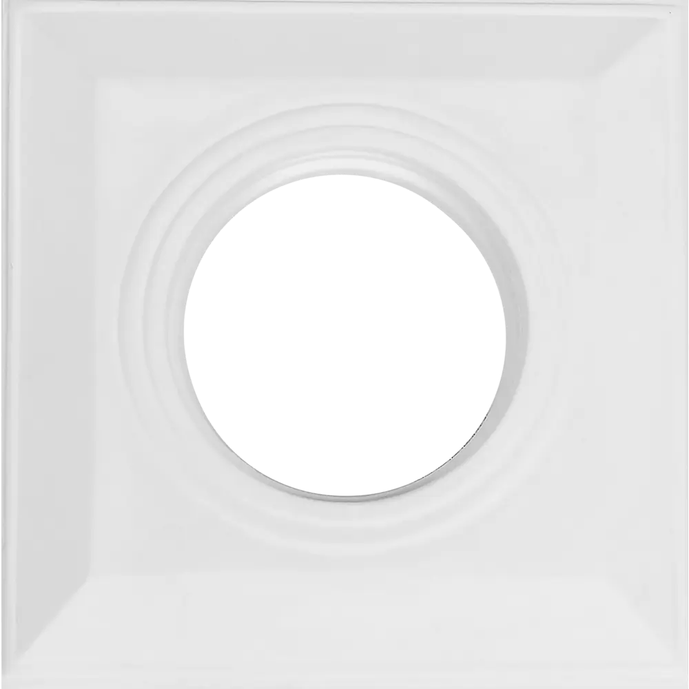 Светильник встраиваемый квадратный «Классика», GU5.3, гипс СВЕТКОМПЛЕКТ STLM-2031248 - Вид №1