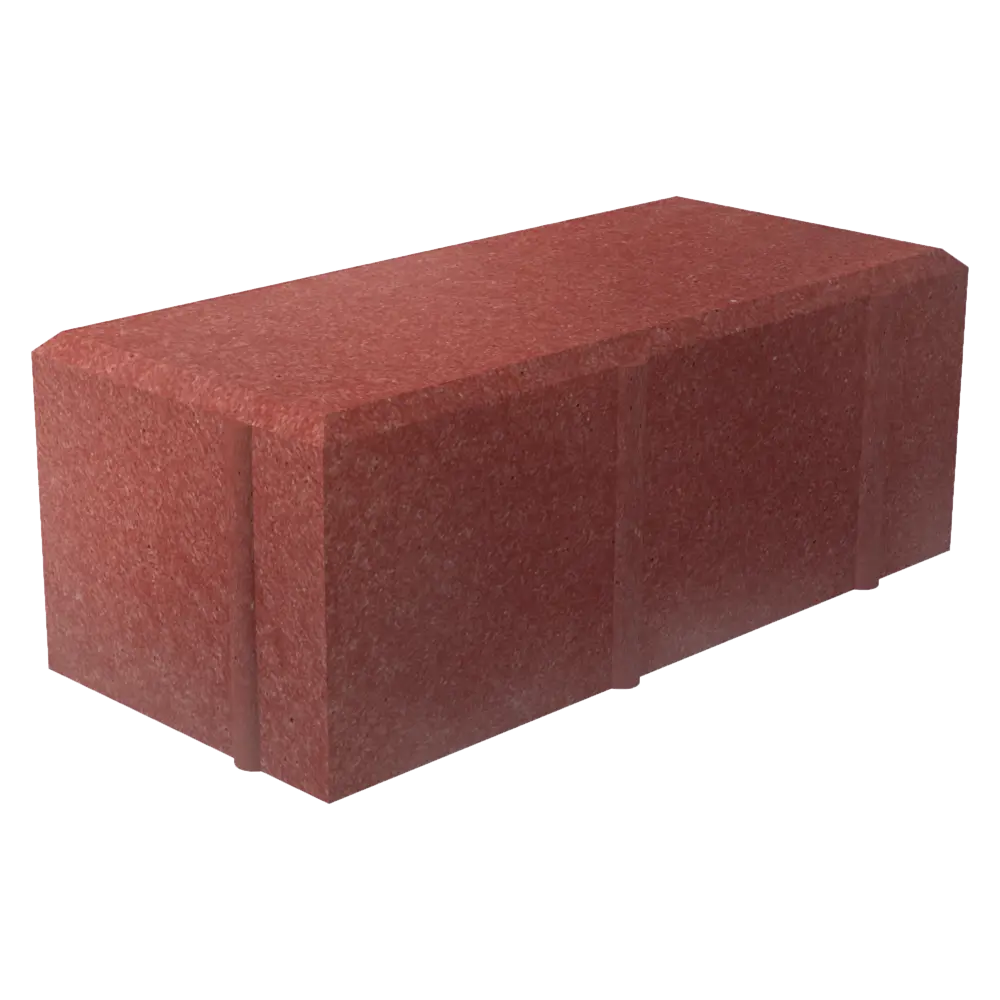 Тротуарная плитка Кирпичик 200x100x60 мм красный 82627387 STLM-2058105 Santreyd 