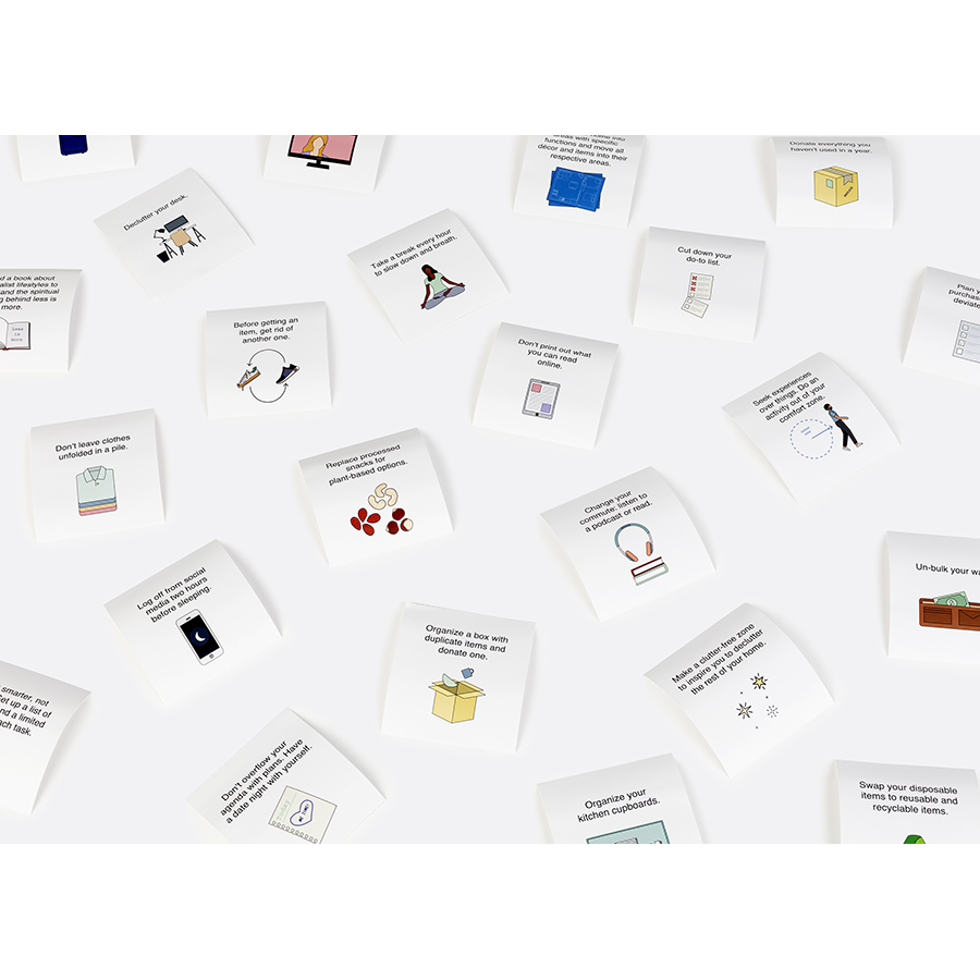 DYCHALLME Набор уроков минимализма на 30 дней less is more challenge Doiy  - Вид №3