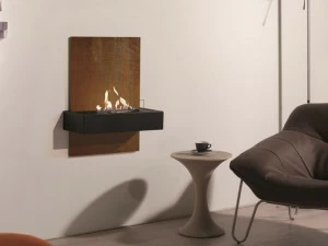 BRITISH FIRES Настенный металлический камин на биоэтаноле без дымохода