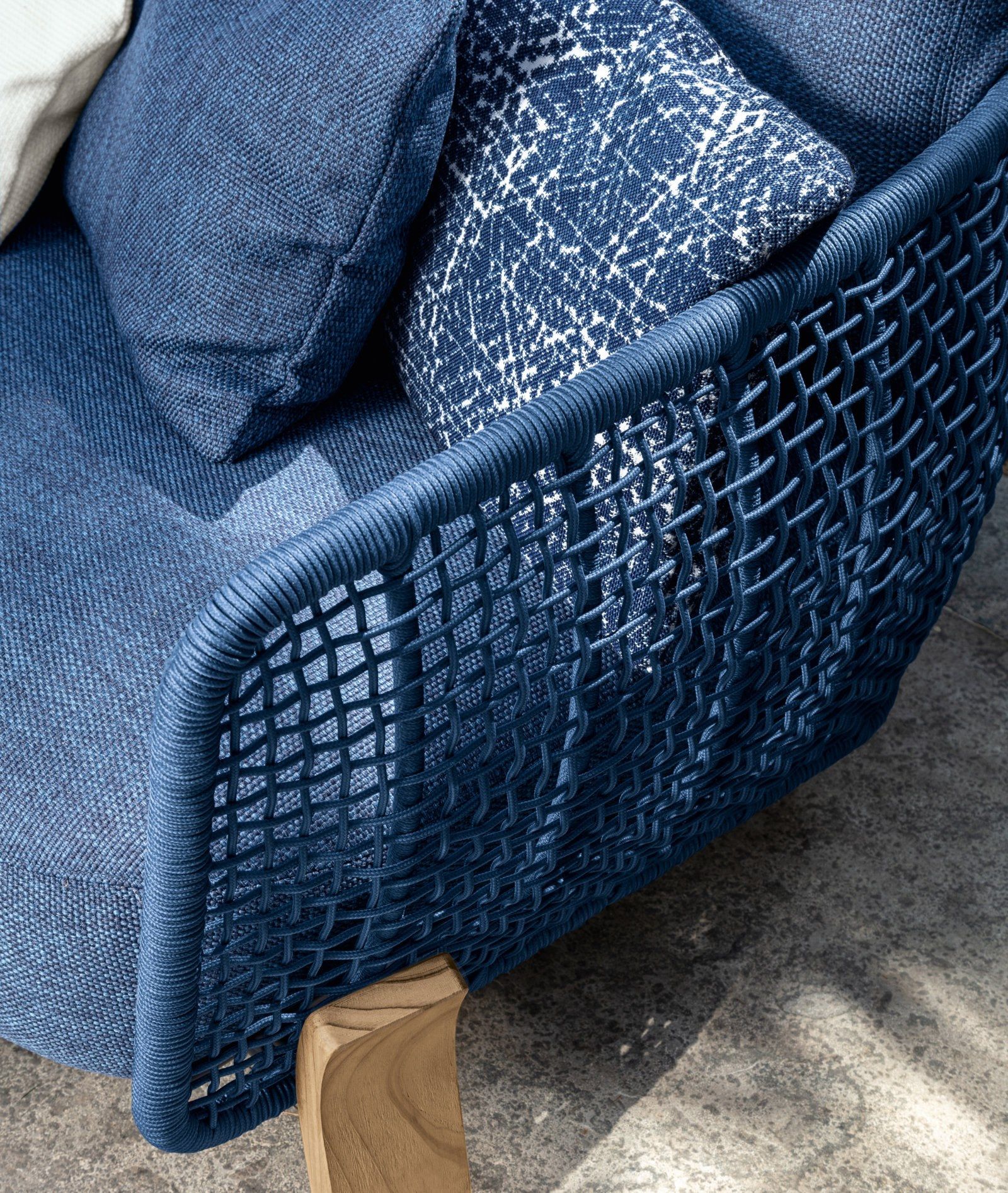 Тканевое садовое кресло с подлокотниками Talenti Argo-wood ARCH-00062270 - Вид №2