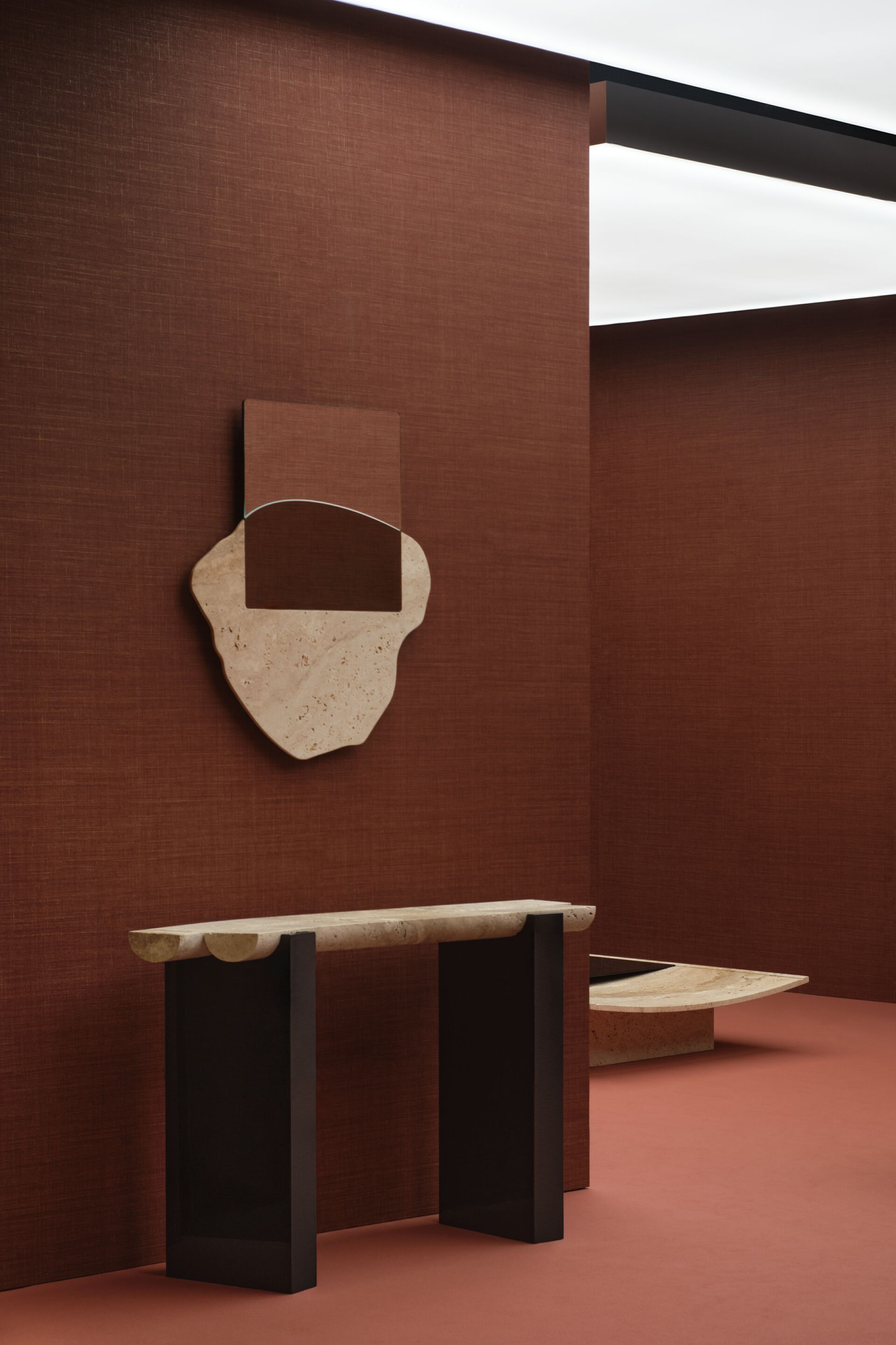 Травертин и деревянная консоль Movimento Gallery Tipstudio ARCH-00081180 - Вид №4