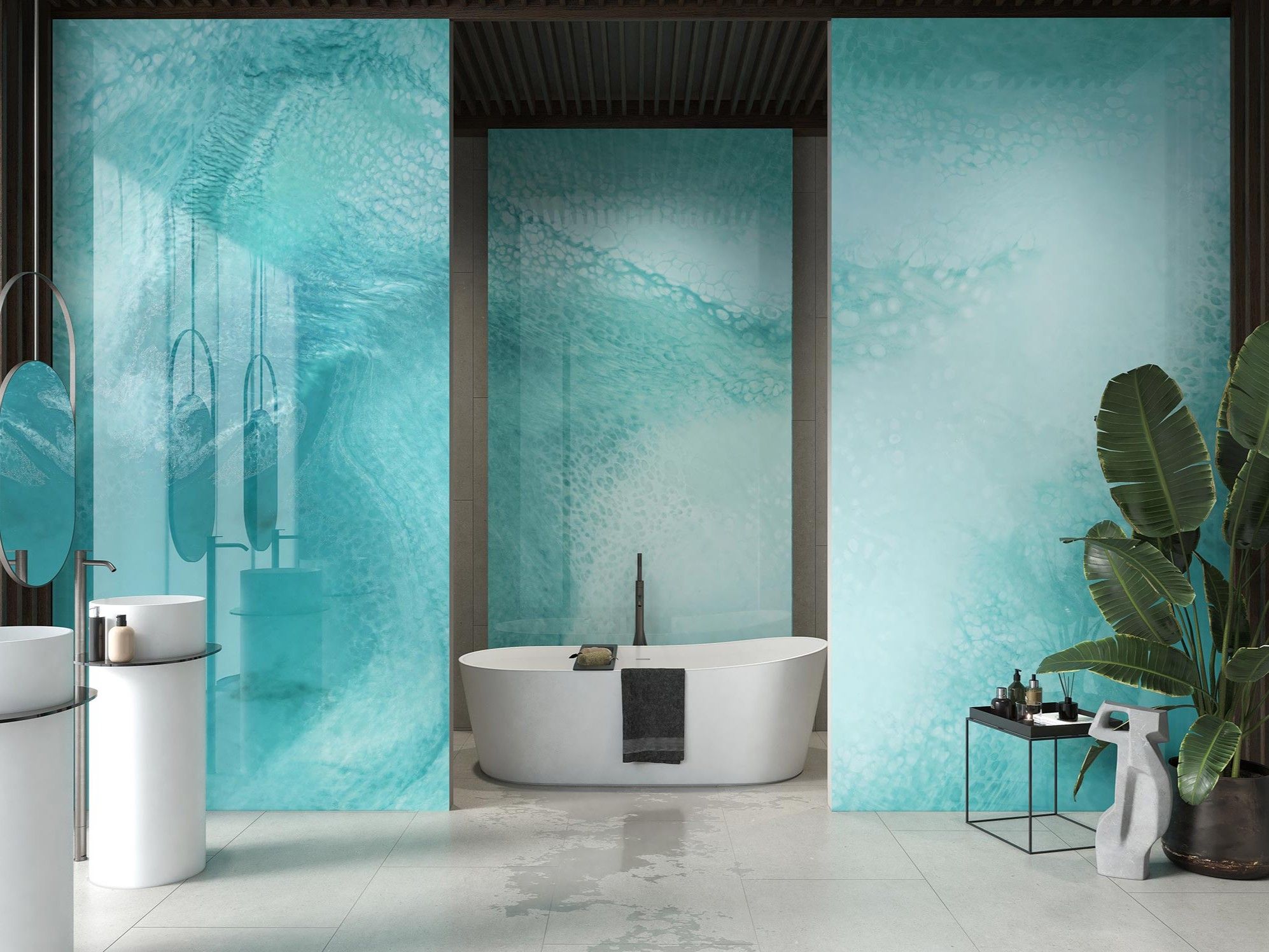 Декоративная панель из алюминия, стекла или ПММА Tecnografica Seven Seas ARCH-00028631