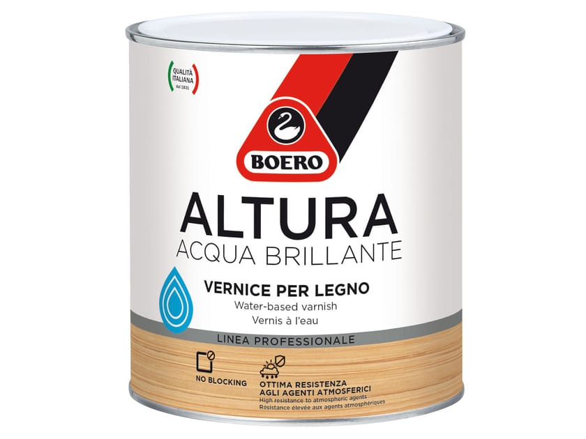 Краска для дерева с яркой водой Boero ALTURA ACQUA BRILLANTE ARCH-00014349