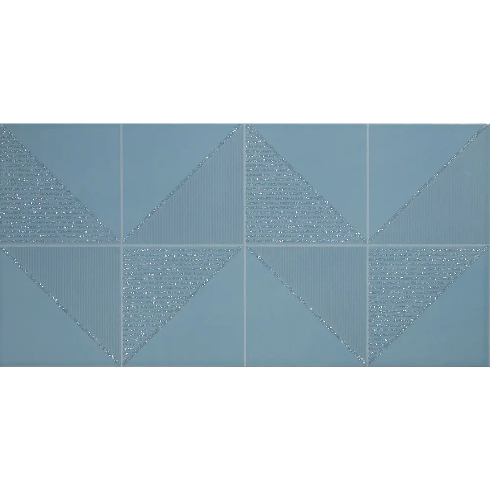 Декор настенный Culto Asana Denim Rain 20x40 см цвет синий STLM-2130292