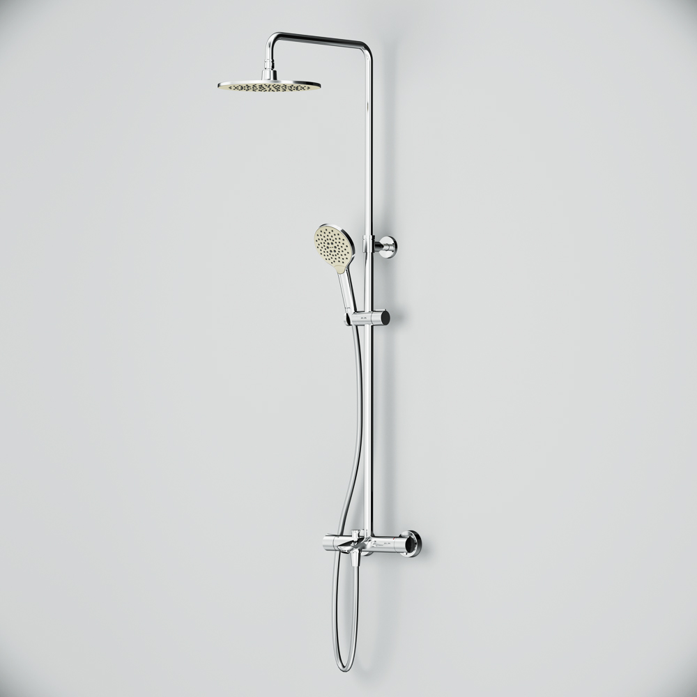 F0780564 душ.система набор: смеситель д/ванны/душа с термостатом верх.душ.d 250 мм ручной ду AM.PM Like - Вид №8