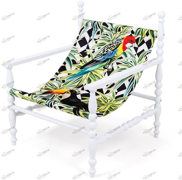 Seletti Кресло из полиэстера с подлокотниками Heritage sun-id-1494152