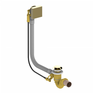 A61-300 Перелив для ванны - модель THG Thg-paris Marina с металлическими ручками Золото