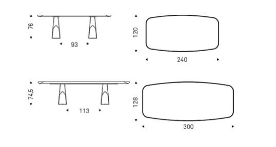Керамический бочонок стол Cattelan italia MAD MAX KERAMIK PREMIUM ARCH-00030031 - Вид №3