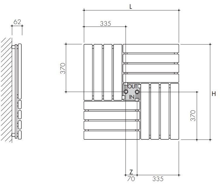Стальные панельные радиаторы для горячей воды Design Santreyd sun-id-1356207 - Вид №3