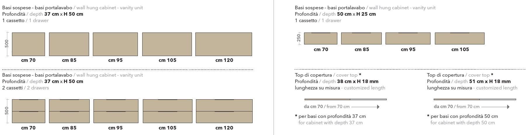 Ceramica Flaminia Подвесной шкаф для ванной Box sun-id-1500369 - Вид №6