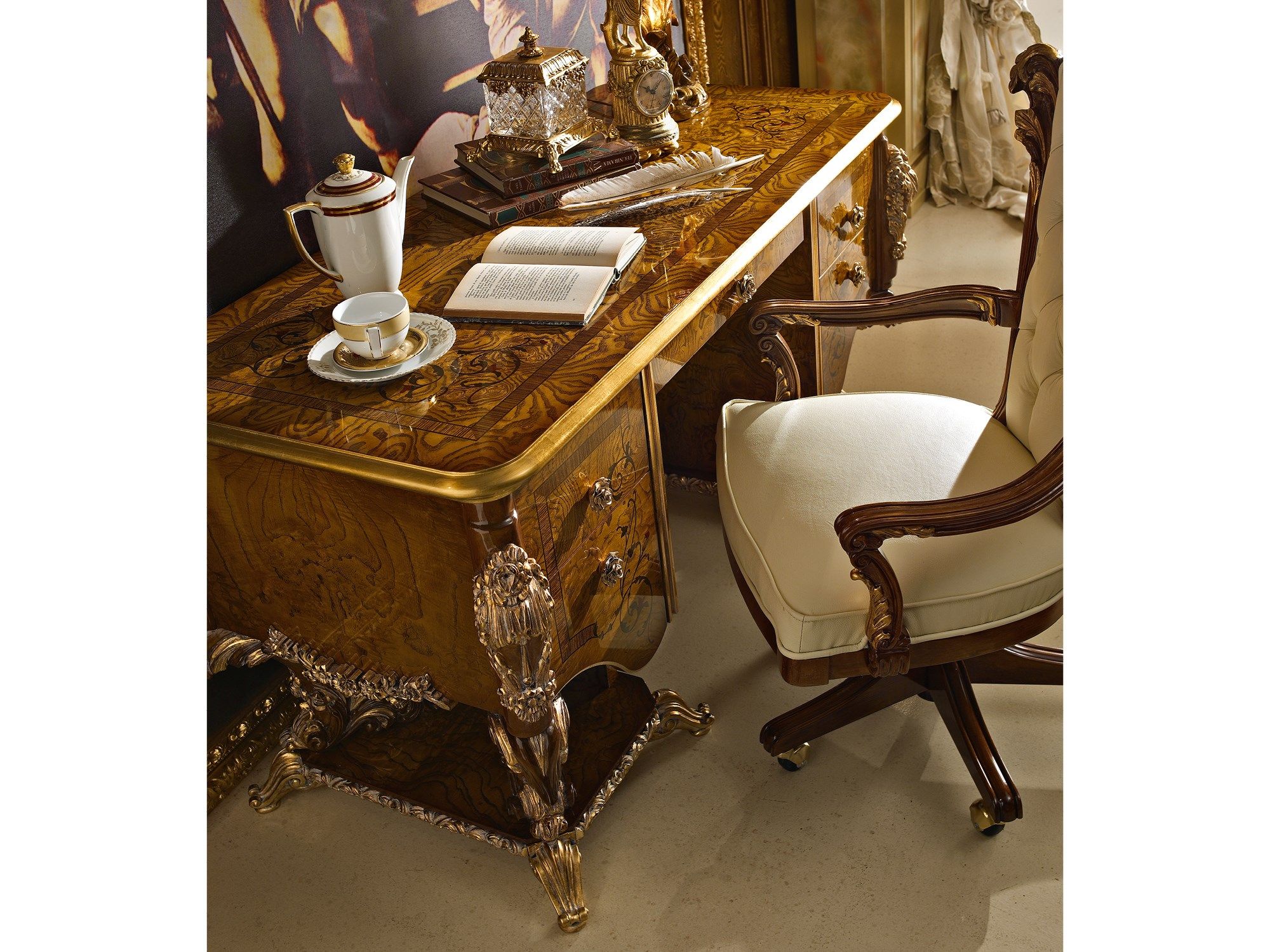 Стол с ящиками A.R. Arredamenti водолазка ARCH-00148562 - Вид №2