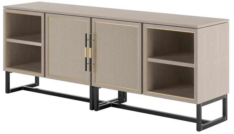 FRATO Комод деревянный с распашными дверцами Mykonos Ffu280021aaa  - Вид №1